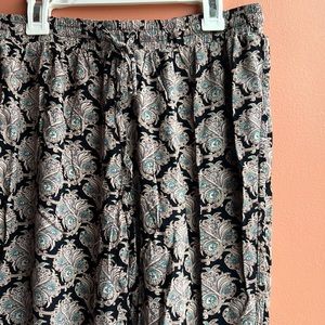 UO Love Sadie Printed Flowy Pants